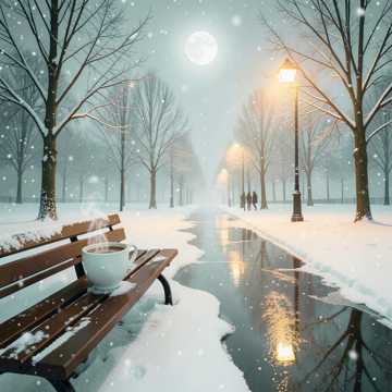 北极的夜