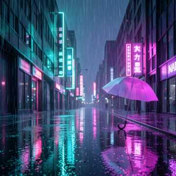 碎雨霓虹