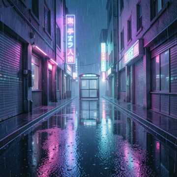 霓虹空巷人