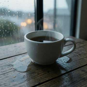 雨里那双眼