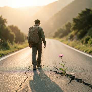 花开在路上