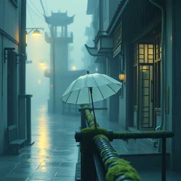 《雨落签》