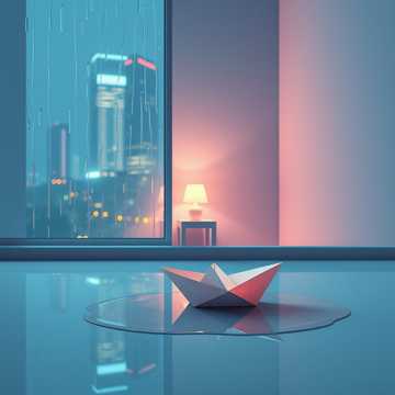 雨丝轻锁窗