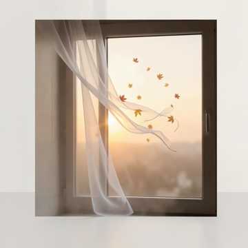 蝉鸣止于窗台边