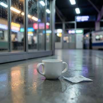 雨の改札-版本2