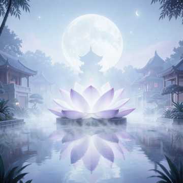 莲台月光