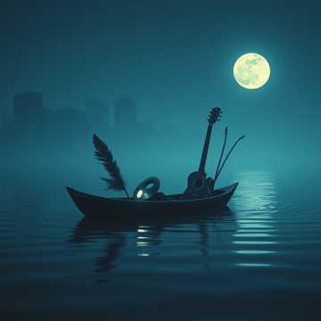 月光筏上旧姓名