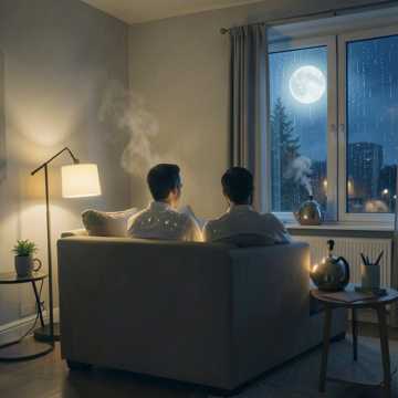 你的领口留着星光