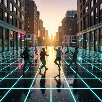 阳光跳方格