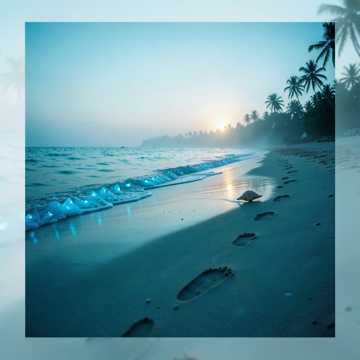 夏日蓝水晶