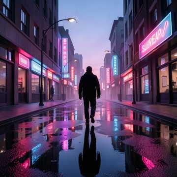 霓虹未眠人