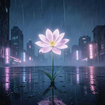 花落转身