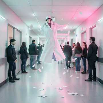 碎纸机白大褂