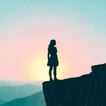 悬崖缝里的晴天