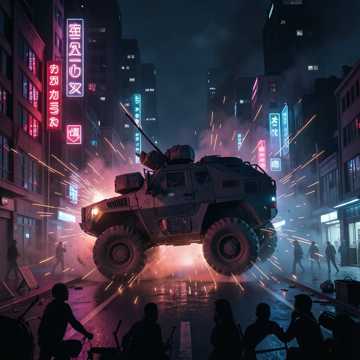 铁血战车碾碎夜