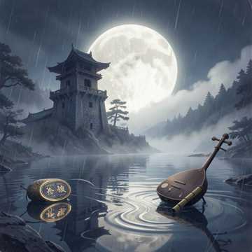 岳阳烟雨书