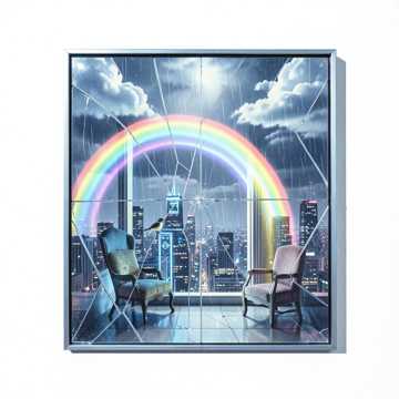 Rainbow Rain in Brok