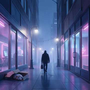 霓虹裂缝