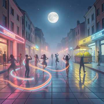 夏夜广场舞