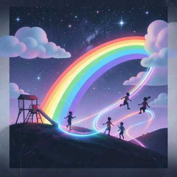 彩虹滑滑梯-版本2