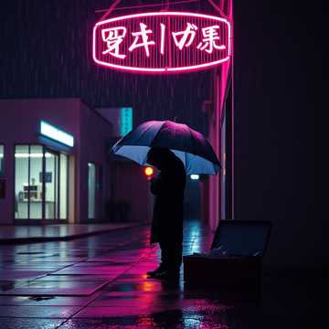 霓虹熄灭