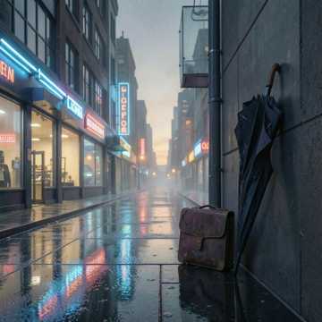 雨没停，我也没有伞
