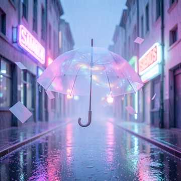 糖纸上的雨点