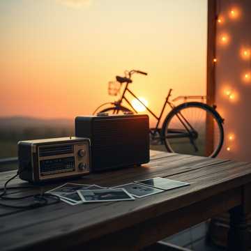 旧日光圈收音机