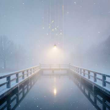 雪夜回头灯