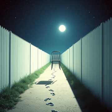 夏夜星河脚印