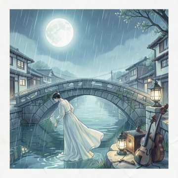 素衣踏月