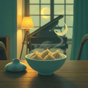碗里的月光