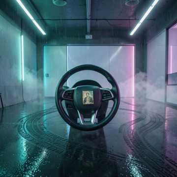空转的方向盘