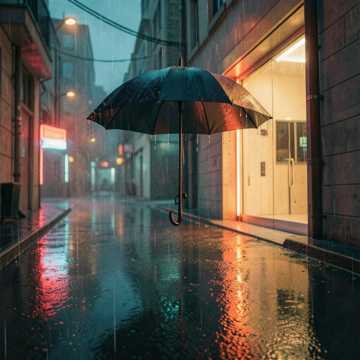 湿透的伞骨