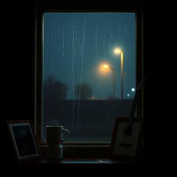 空杯沿的雨