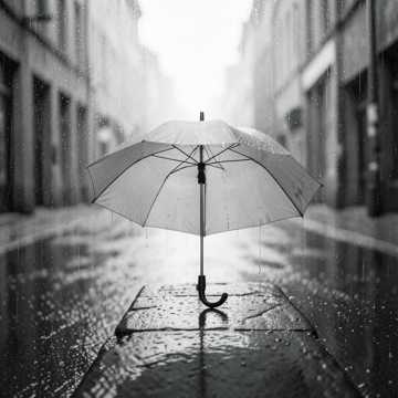 雨里相遇