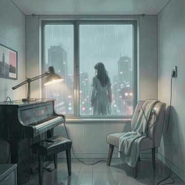 雨刷声漫过天黑