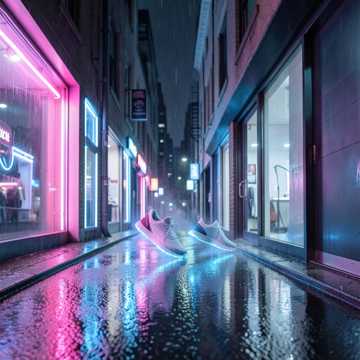 霓虹跑马灯-版本2