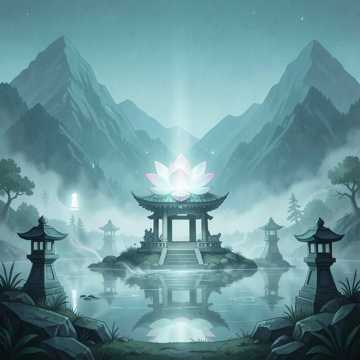 莲花微笑的钟声