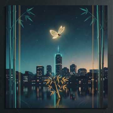 黑夜萤火