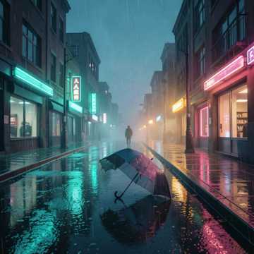 夏日骤雨，旧伞未收