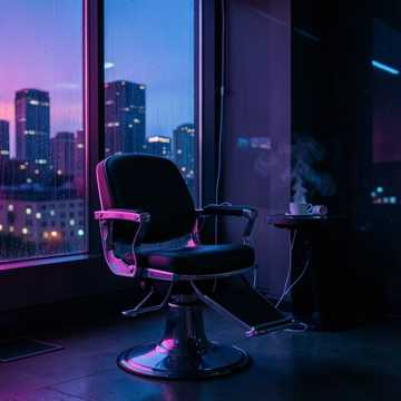 霓虹空椅