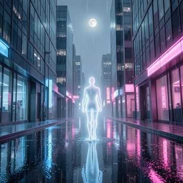 Neon Ghost Town
