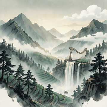 《云壑行吟》2