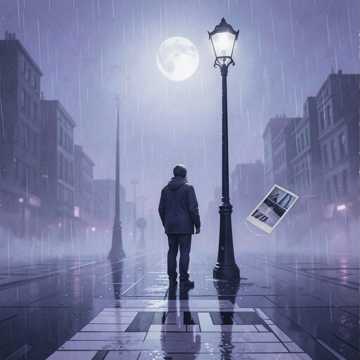 月色沾湿旧琴弦