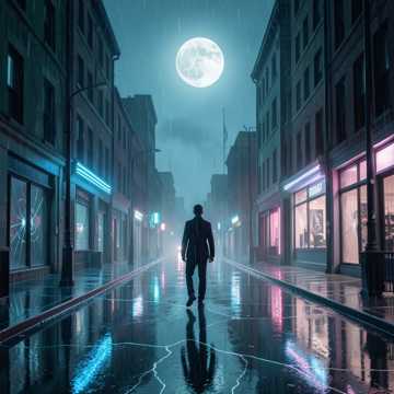 霓虹剪影