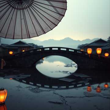 一把纸伞撑过梅时雨