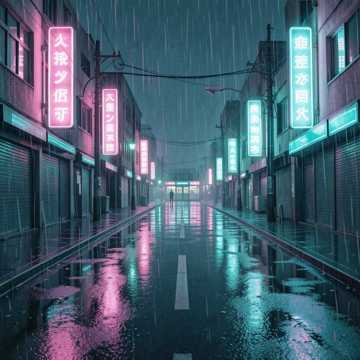 霓虹单行道