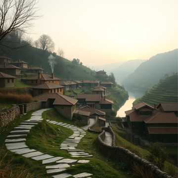 郡家沟村乡愁情