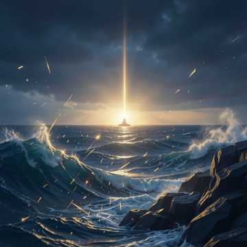 星芒落进海